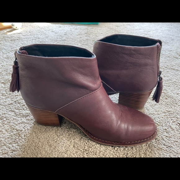 TOMS women’s red/brown booties size: 7 - Picture 4 of 4
